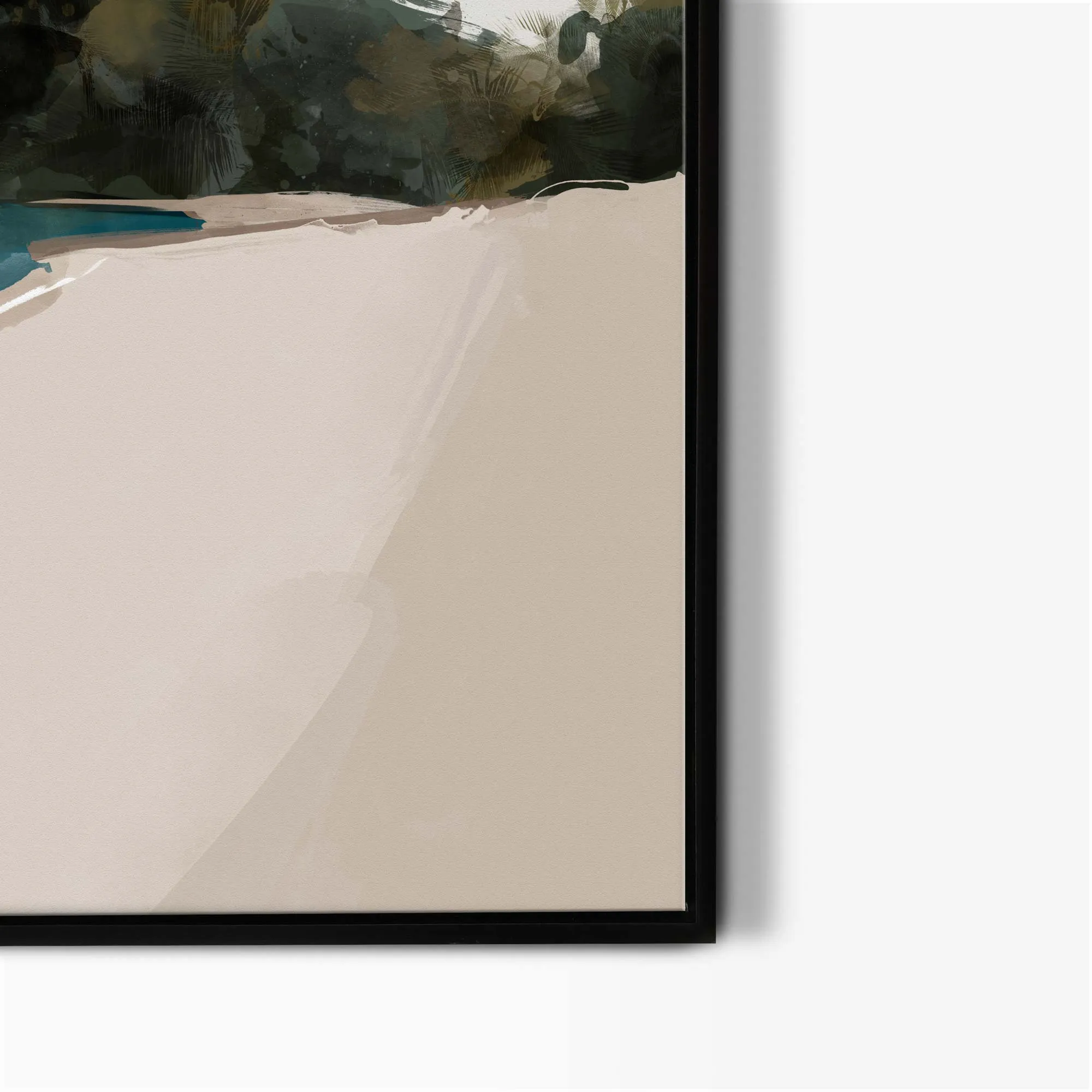 Golden Bay Beach Canvas Art