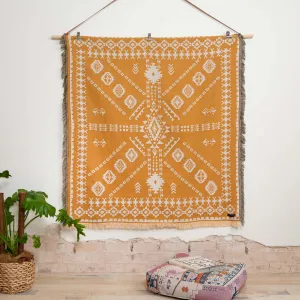 'Good Day Sunshine' Woven Picnic Rug / Throw