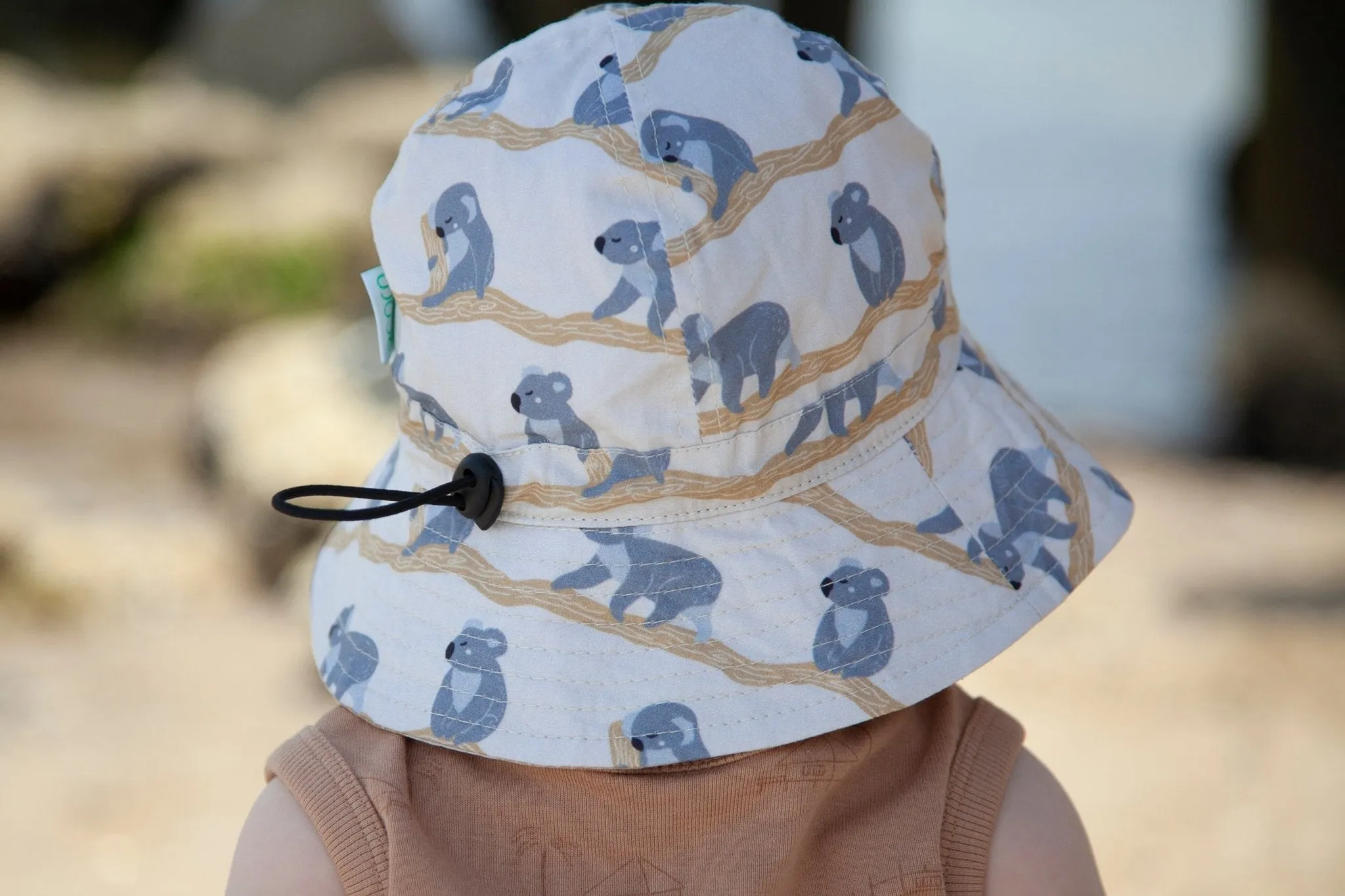 Happy Koala Wide Brim Infant Sunhat