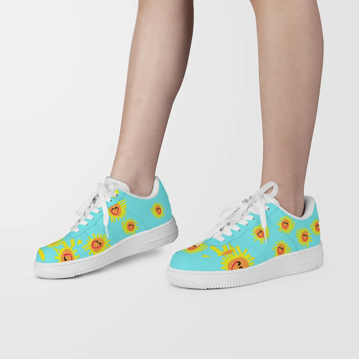 Happy Sunshine | Low Top Customized | Shoe Zero