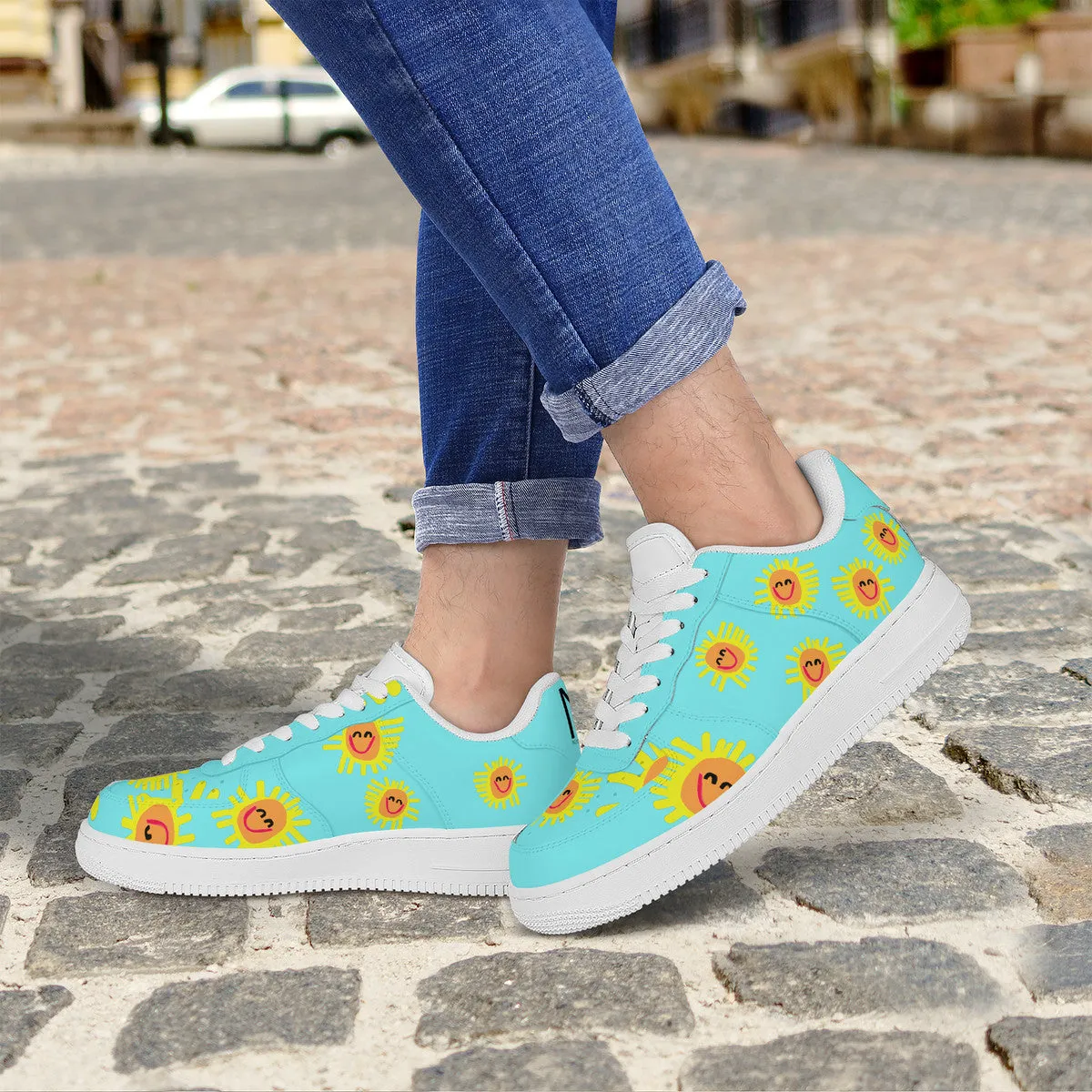 Happy Sunshine | Low Top Customized | Shoe Zero