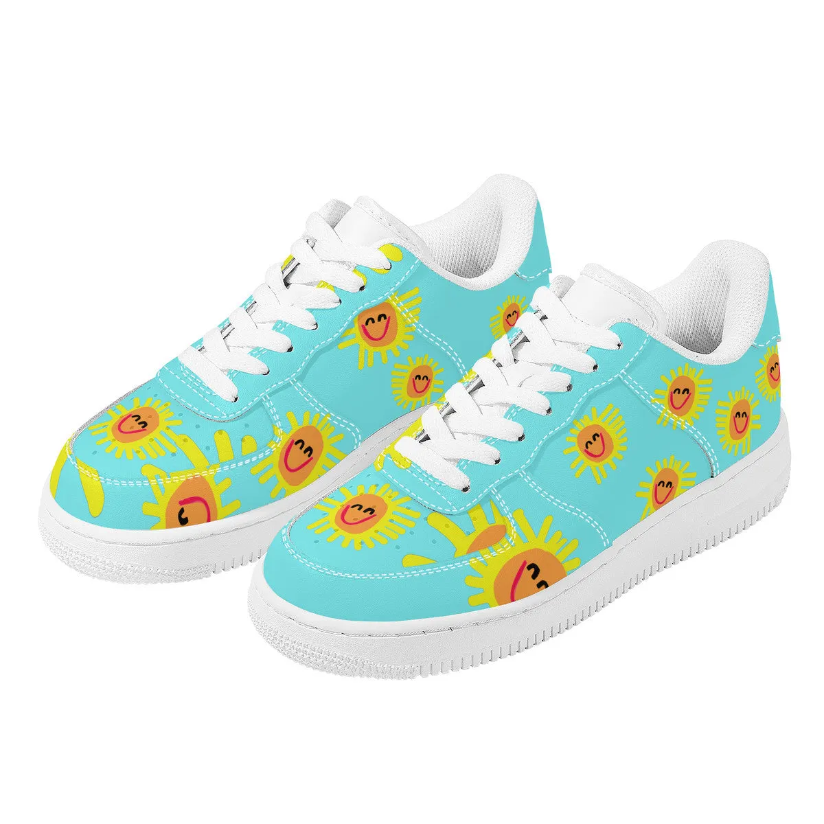 Happy Sunshine | Low Top Customized | Shoe Zero