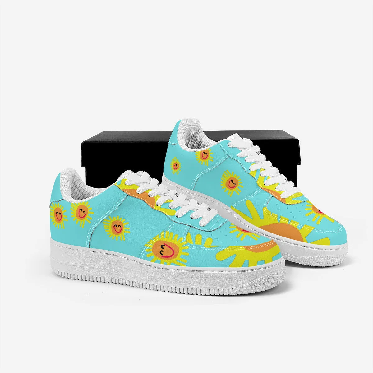 Happy Sunshine | Low Top Customized | Shoe Zero