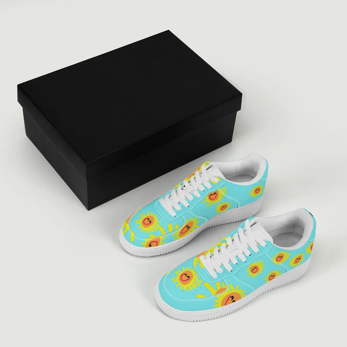 Happy Sunshine | Low Top Customized | Shoe Zero