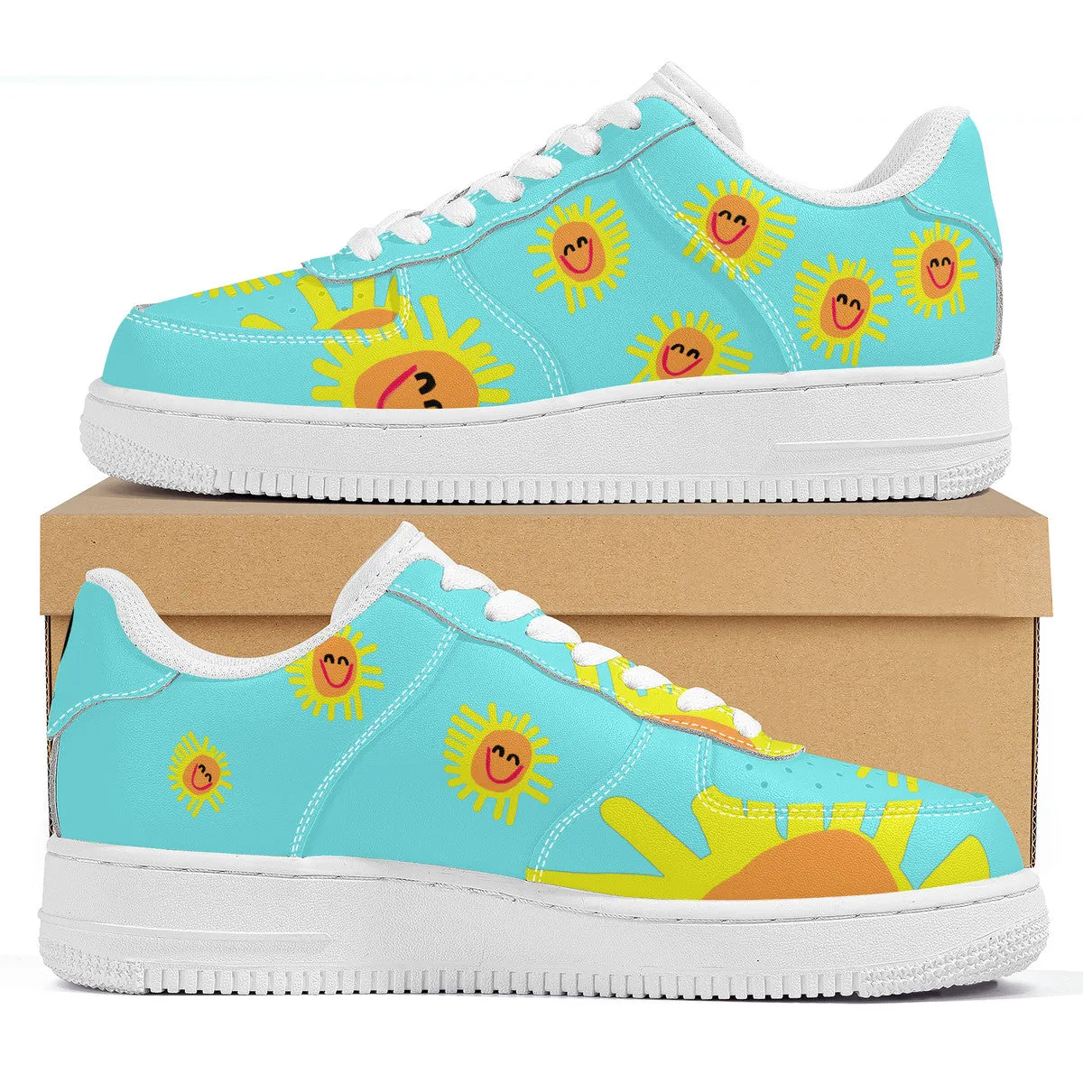 Happy Sunshine | Low Top Customized | Shoe Zero