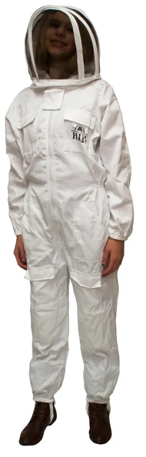 Harvest Lane Honey CLOTHSL-101 Beekeeping Suit, L, Zipper, Polycotton :EA: QUANTITY: 1