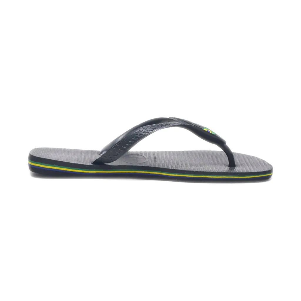 Havaianas Brasil Fresh Slippers Rubber Black Colour For Men