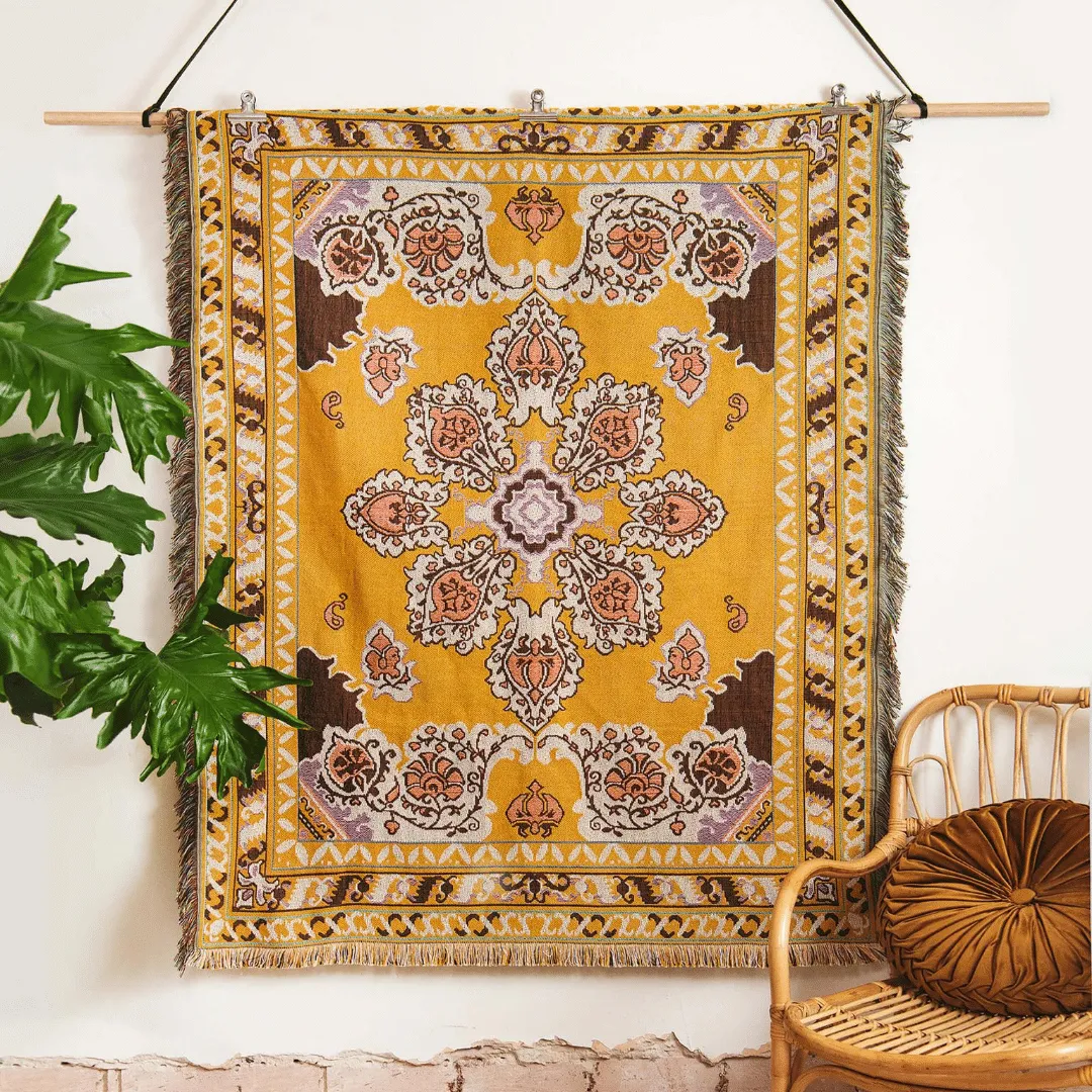 'Here Comes The Sun' Woven Picnic Rug / Throw