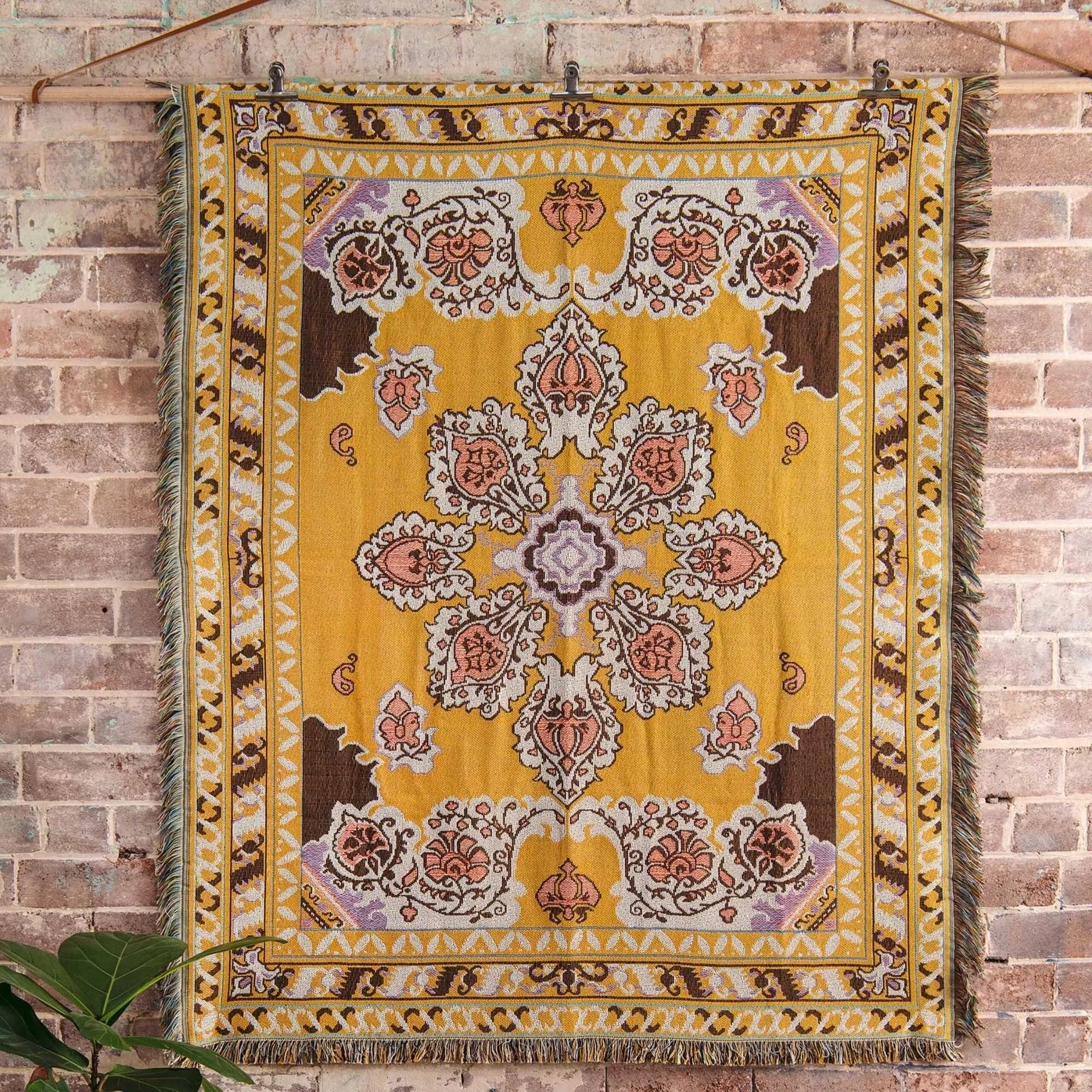 'Here Comes The Sun' Woven Picnic Rug / Throw