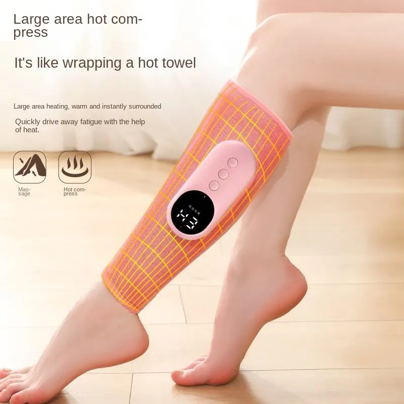 HIVAGI® Leg Massager with Heat, Air Compression Calf Massager, for Edema and Circulation and Muscles Relaxation.