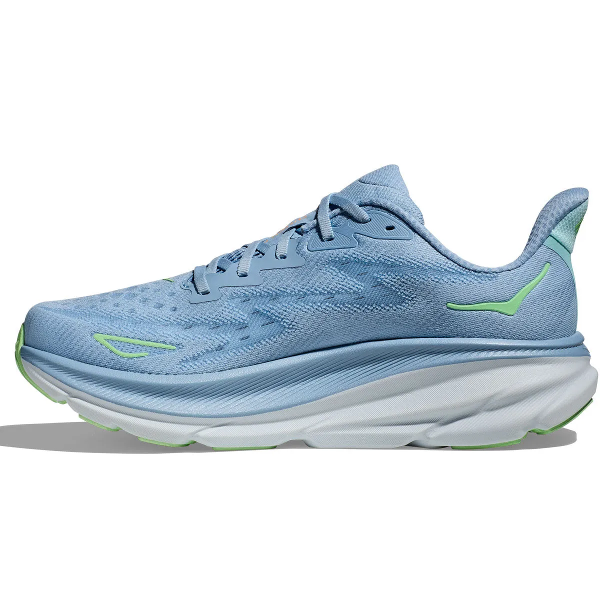 Hoka Clifton 9 Wide Fit Running Shoes - Mens - Dusk/Illusion