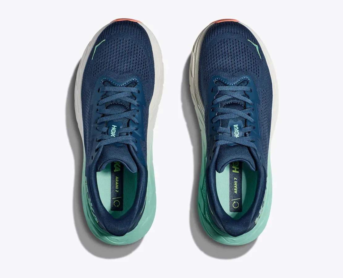 Hoka Womens Arahi 7 - Midnight / Seafoam (1147851-MSF)