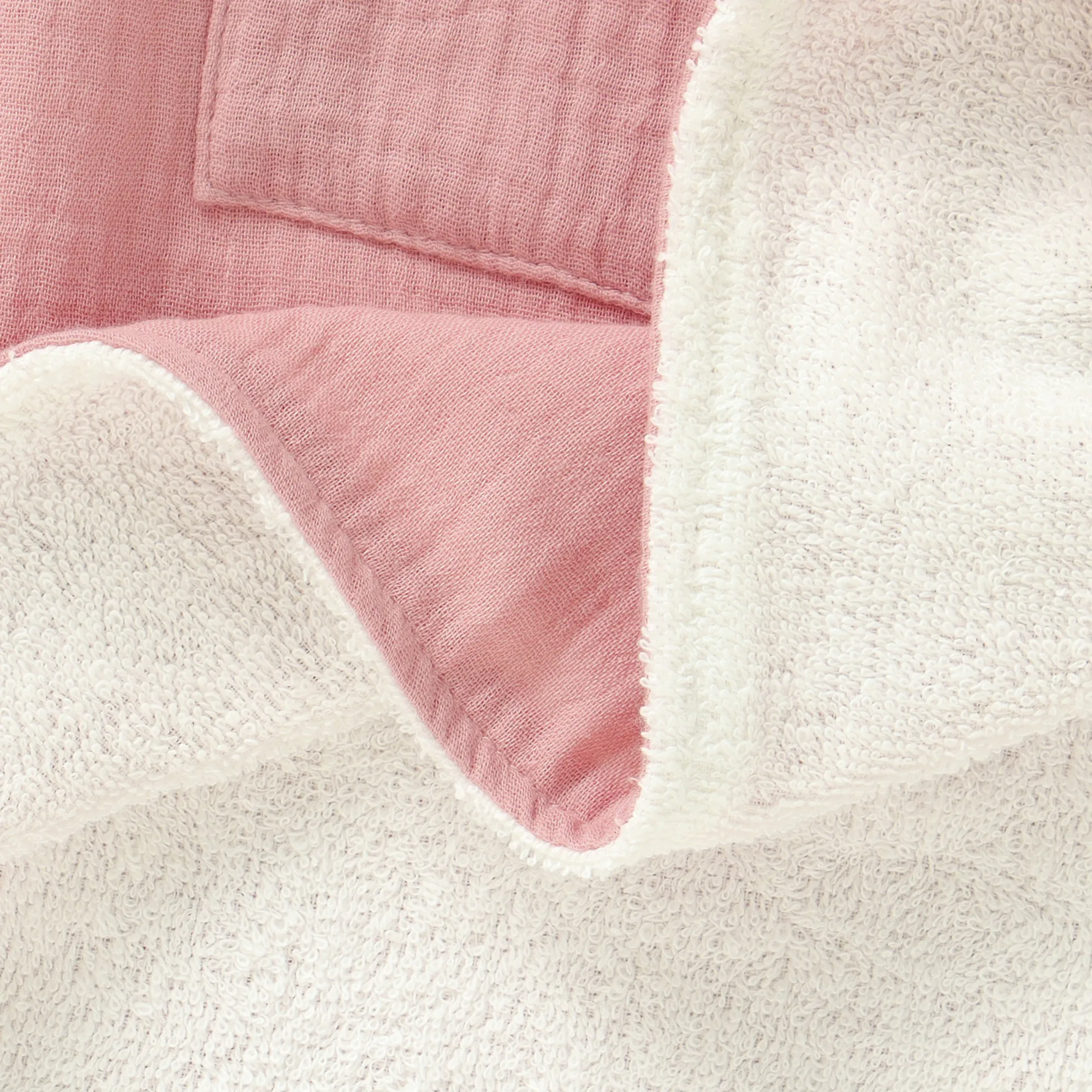 Hooded Beach Towel - Coral Pink (6 - 10 Years)