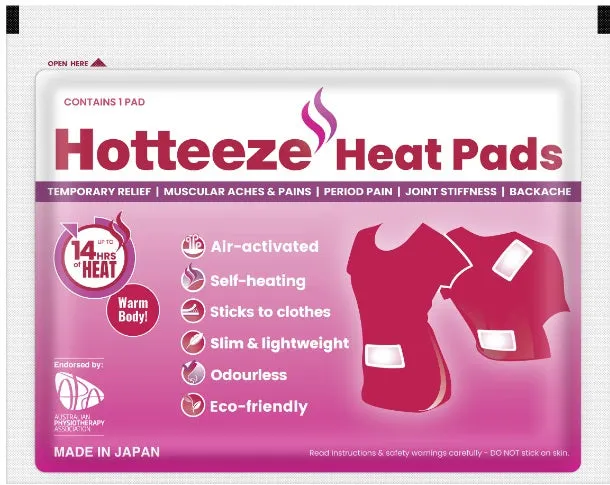 Hotteeze Heat Pads 10 Pads