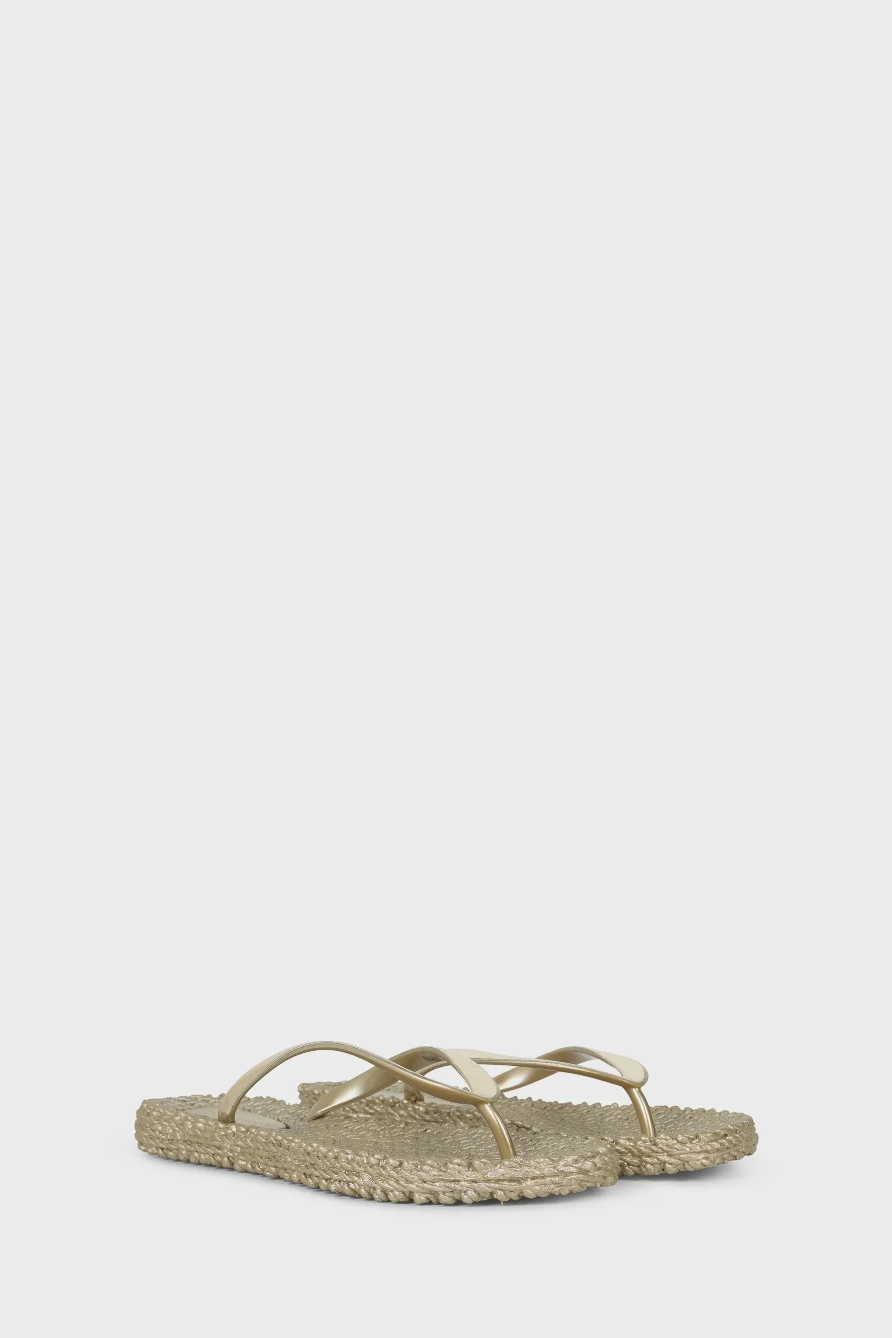 Ilse Jacobsen Cheerful Flip Flops in Platin Gold