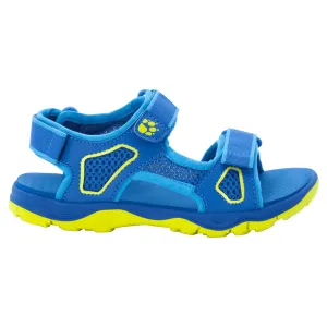 Jack Wolfskin Kids&#x27; Taraco Beach Sandal Blue/Lime | Buy Jack Wolfskin Kids&#x27; Taraco Beach Sandal Blue/Lime here | Outnorth