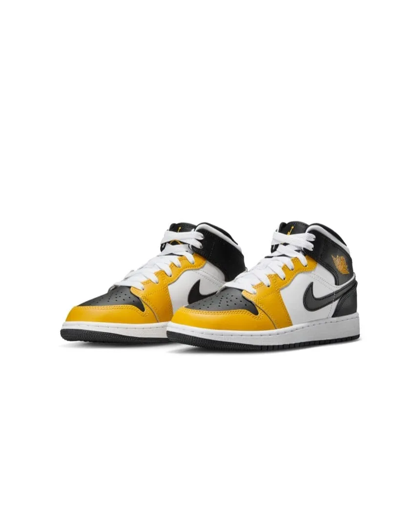 Jordan 1 Mid ( GS ) - "Yellow Ochre"