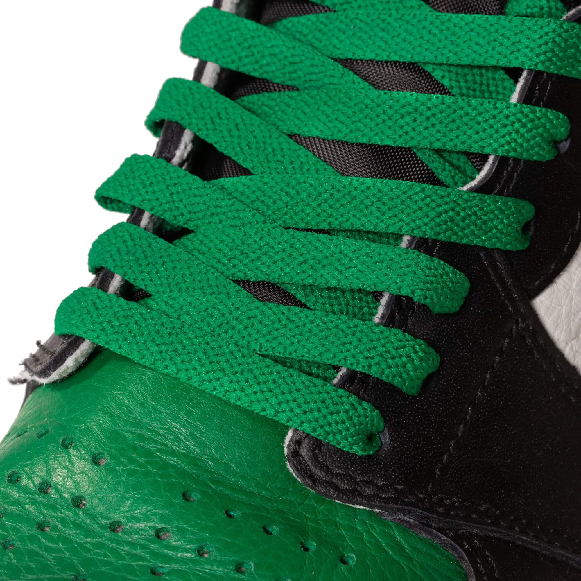 Kelly Green Jordan 1 Replacement Shoelaces