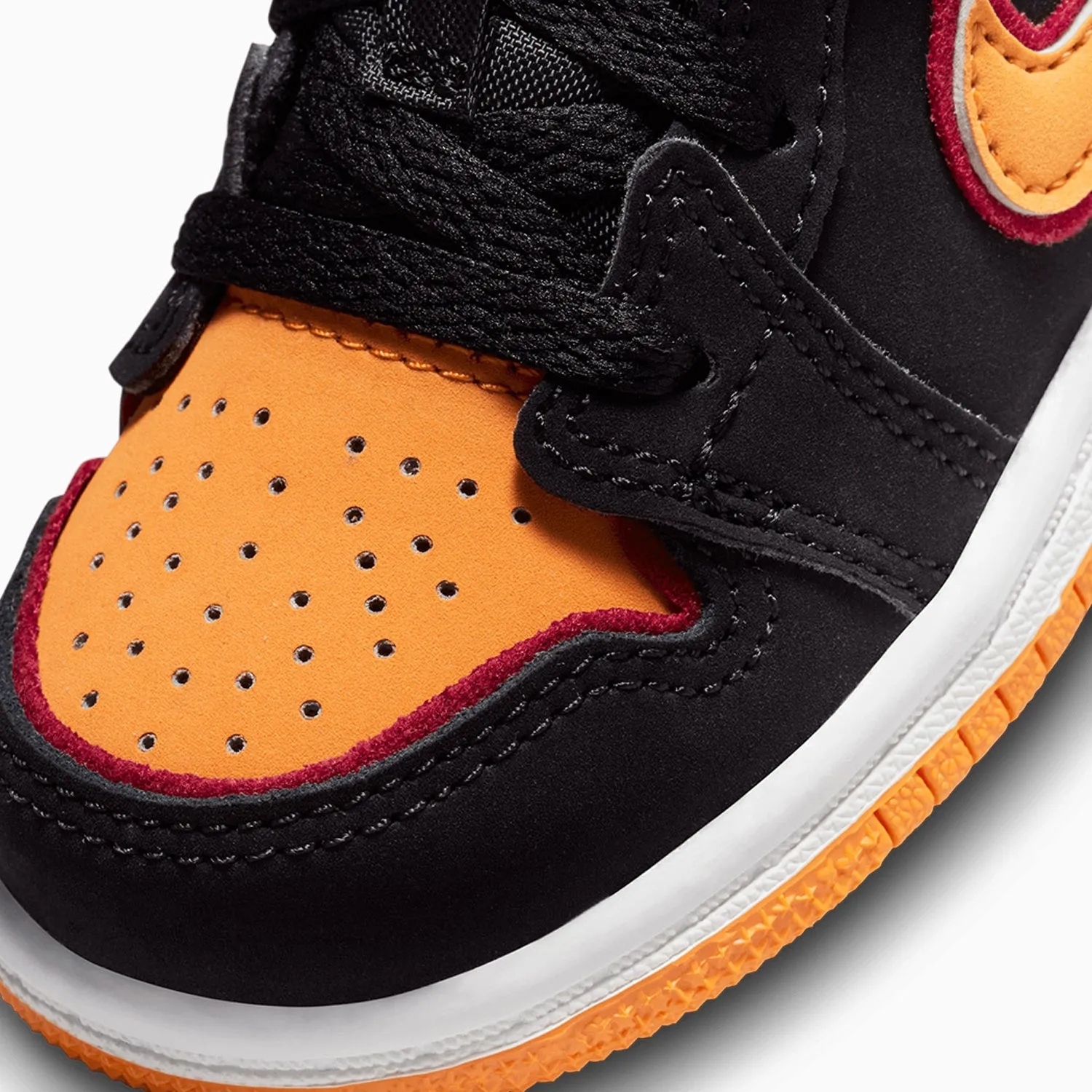 Kid's Air Jordan 1 Mid SE "Vivid Orange" Toddlers