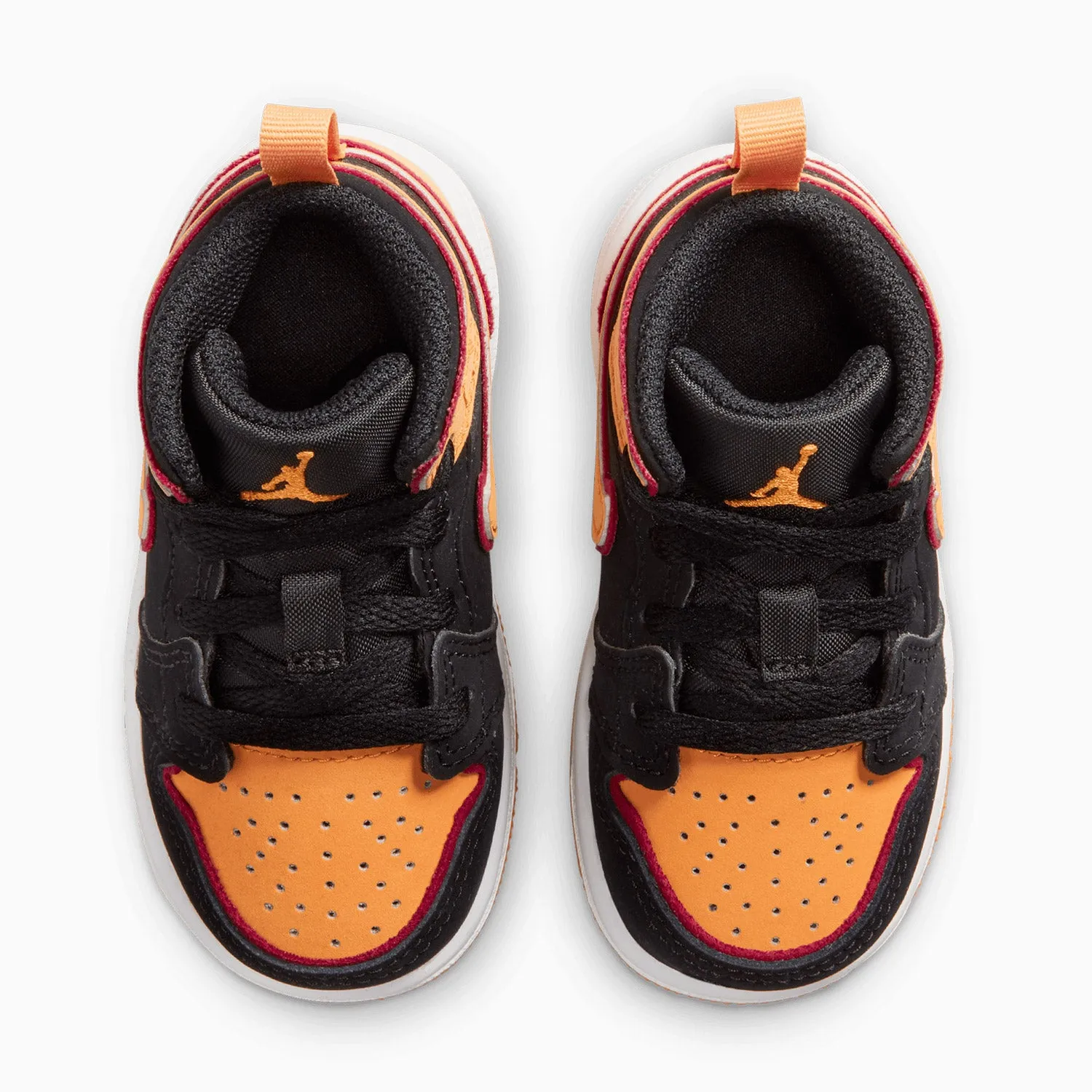 Kid's Air Jordan 1 Mid SE "Vivid Orange" Toddlers