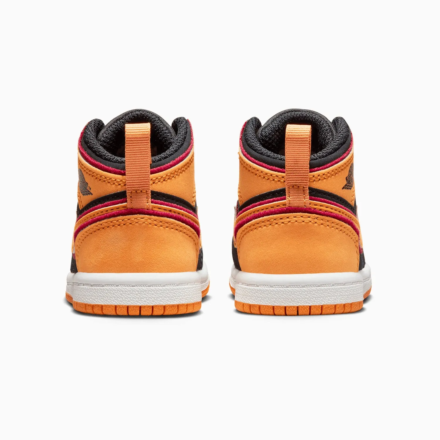 Kid's Air Jordan 1 Mid SE "Vivid Orange" Toddlers