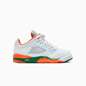 Kid's Air Jordan 5 Retro "Miami Hurricanes" Grade School