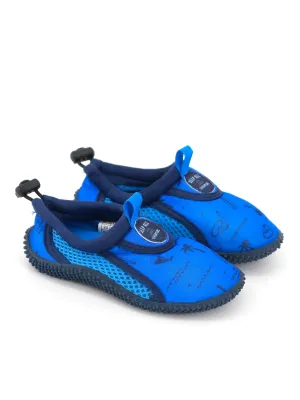 Kids Boy Graphic Printed Beach Shoes,Blue