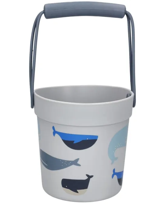 Liewood   Whale print silicone beach set 