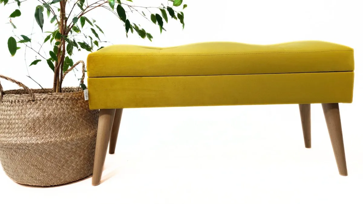 LOVARE Upholstered Bench with Clipboard by Rossi Furniture Stylish & Functional Seating