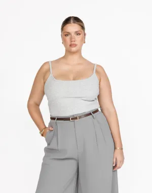 Malina Cami Top (Grey Marle)