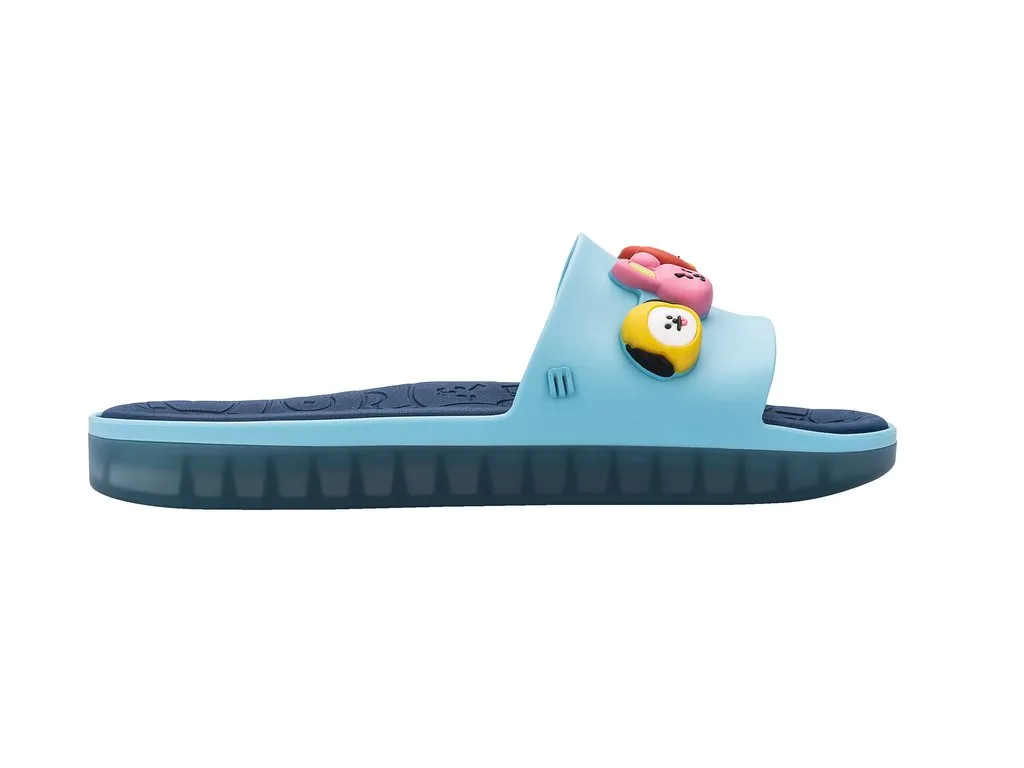 Melissa Shoes Beach Slide Next Gen   BT21 Blue