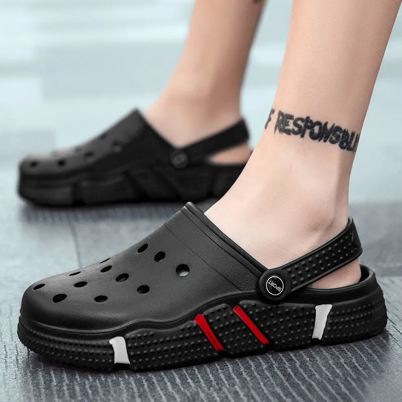 Men Sandals Summer Hole Shoes Beach Slippers