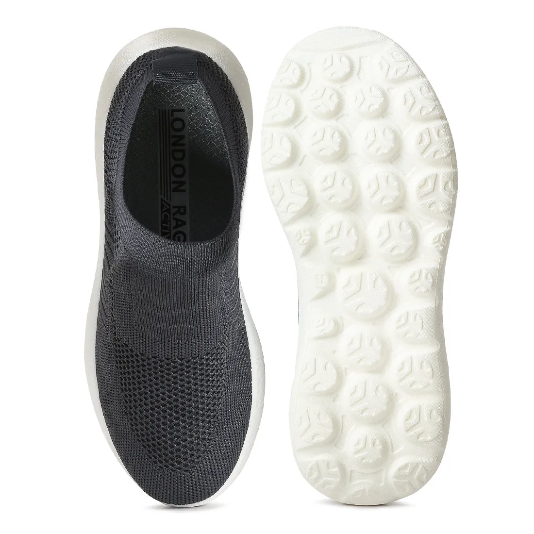 Men's Knitted Slip On Sneakers