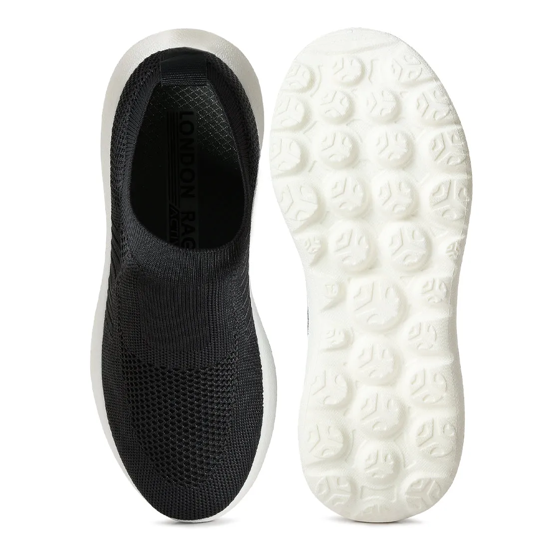 Men's Knitted Slip On Sneakers