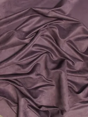 Microfiber Suede Upholstery Fabric / Aubergine / Passion Suede Microsuede