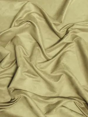 Microfiber Suede Upholstery Fabric / Khaki / Passion Suede Microsuede