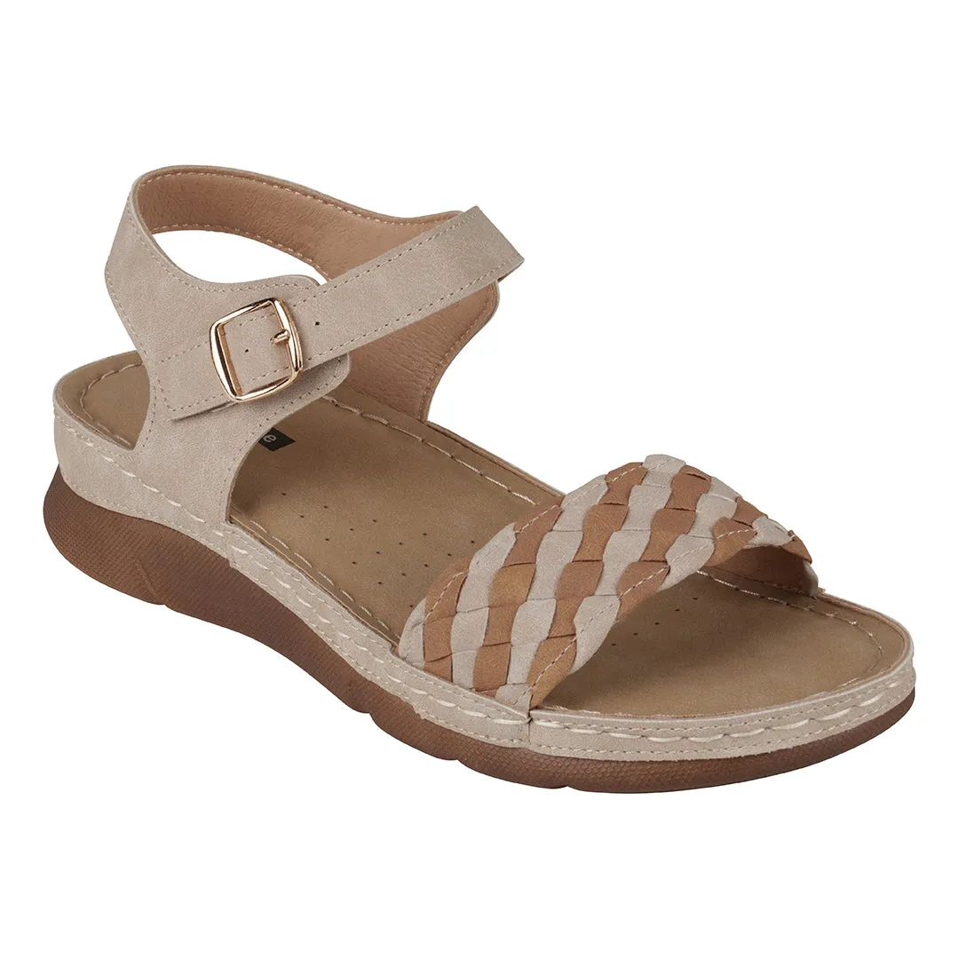 Millis Nude Comfort Flat Sandals