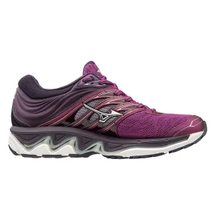 Mizuno Wave Paradox 5 Womens | Pwine/Silver/Mysterioso