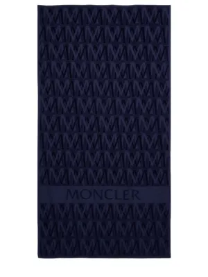 Moncler   Monogram cotton beach towel 