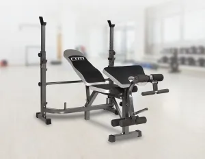 Multi Station Home Gym, Adjustable Incline Bench, 500kg Capacity