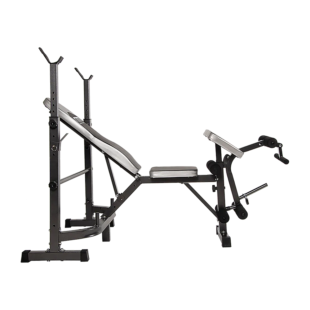 Multi Station Home Gym Weight Bench Press Leg Equipment Set Fitness Exercise