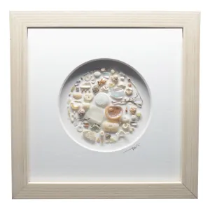 Muted Toned Shells Shadowbox Art