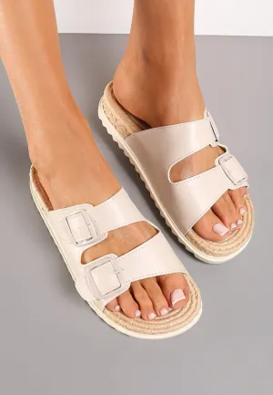 Nancy Summer Sliders - Natural