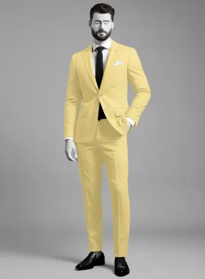 Napolean Yellow Wool Suit