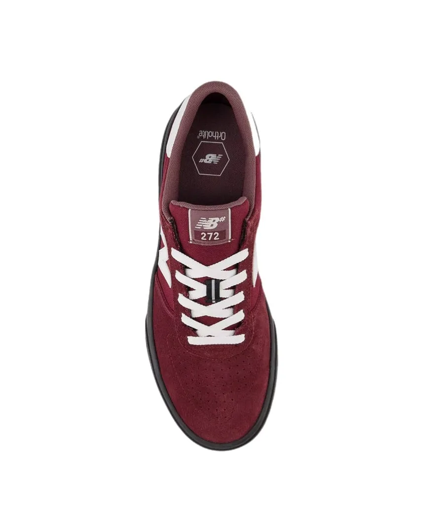 New Balance Numeric 272 - Burgundy / White