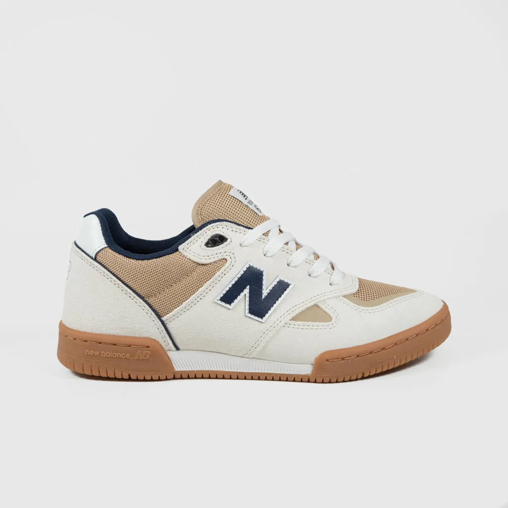 New Balance Numeric - Tom Knox 600 Shoes - Sea Salt / NB Navy