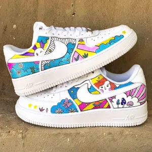 NIKE Air Force 1 CUSTOM HEAD IN THE CLOUDS