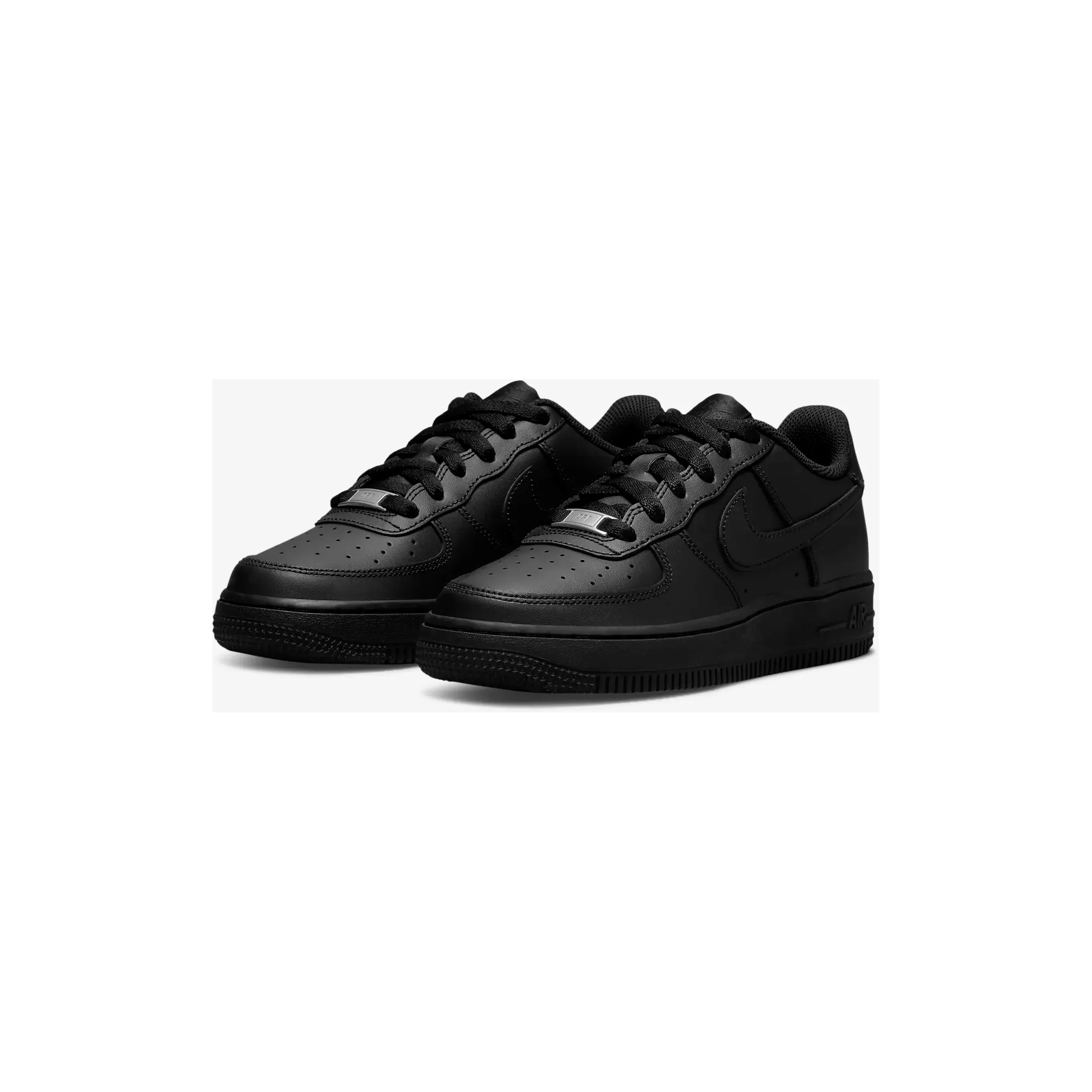 Nike Kid's Air Force 1 LE Shoes - All Black