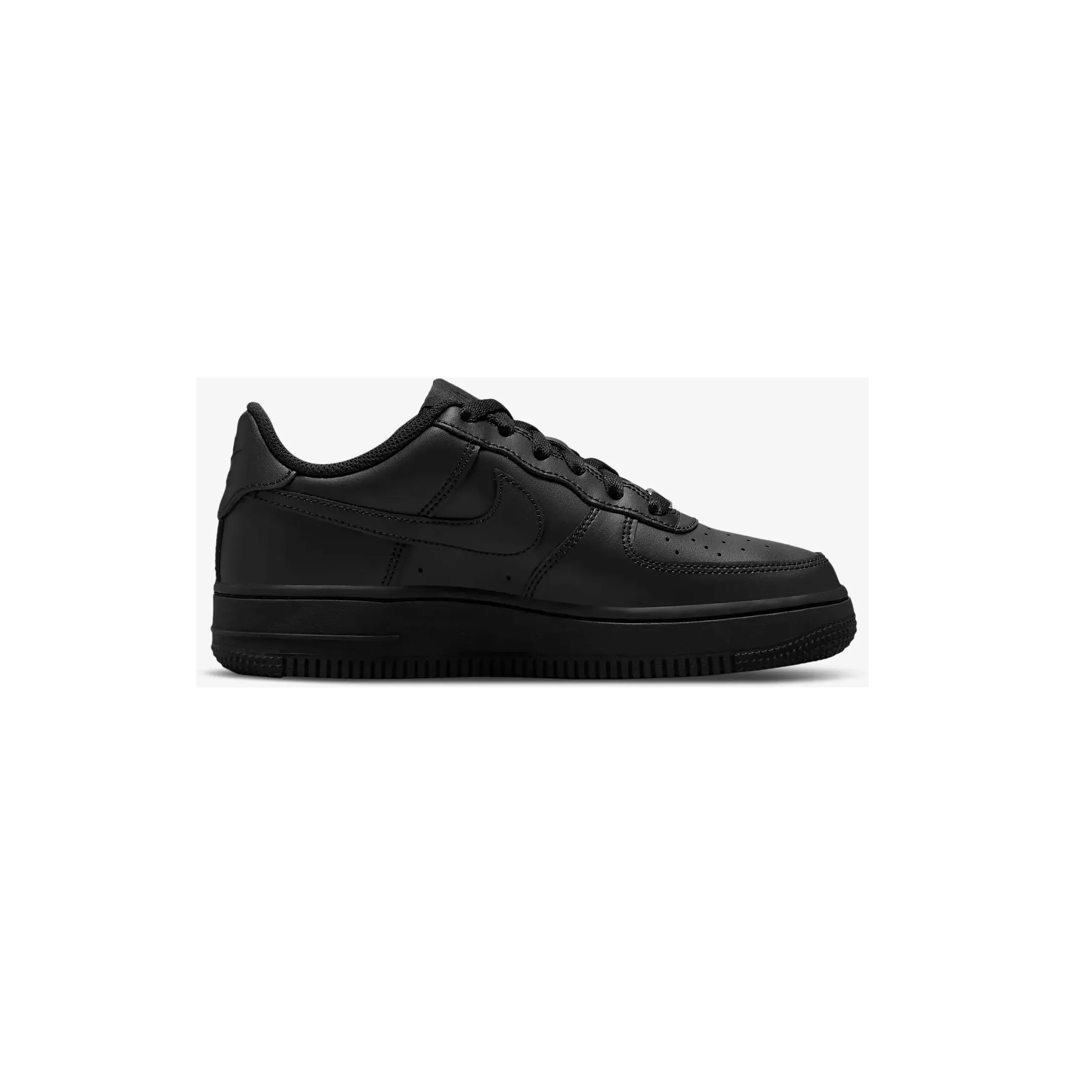 Nike Kid's Air Force 1 LE Shoes - All Black