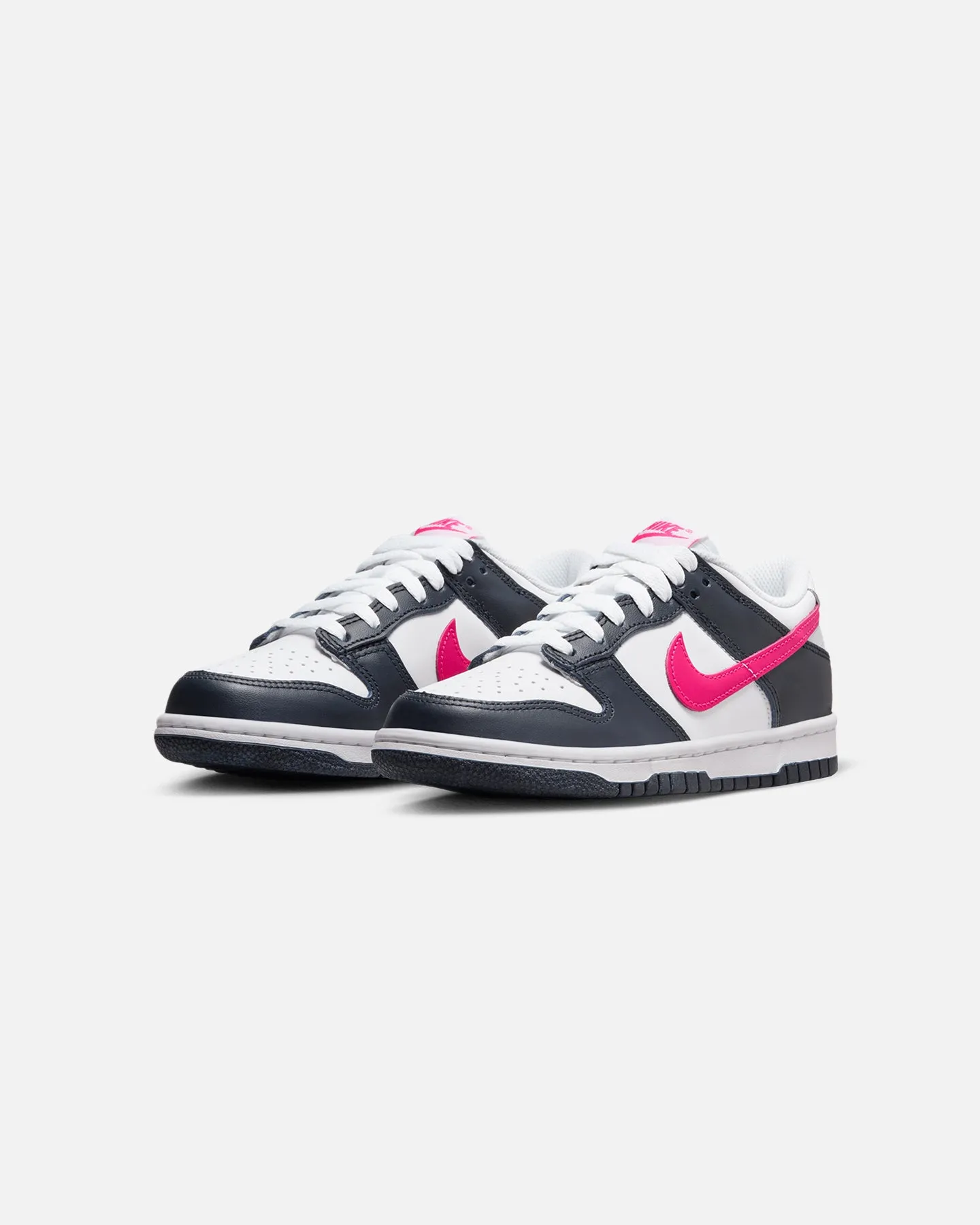 Nike Kids' Dunk Low (GS) Dark Obsidian/Fierce Pink